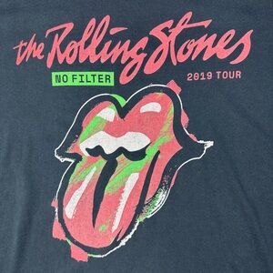 The Rolling Stones Band T-Shirt Size XL Missing Tag 2019 No Filter Tour Merch